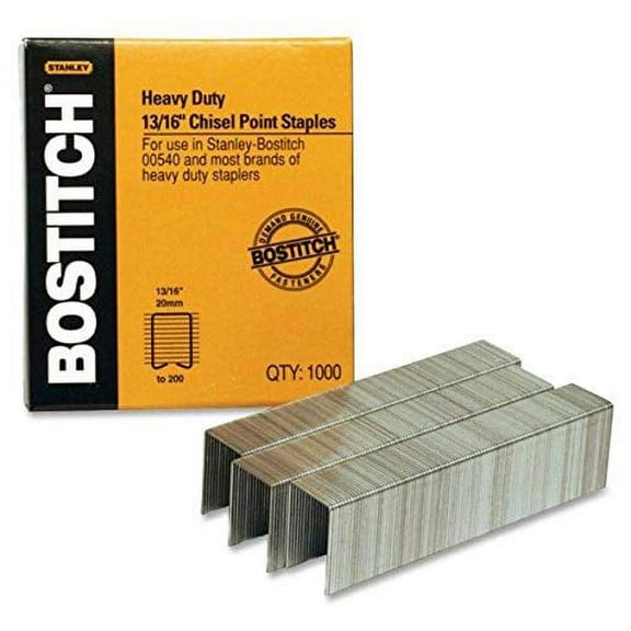 Bostitch Office Heavy Duty Premium Staples, Staple 130-165 Sheets, 13/16" - 1, (SB3513/16HC-1M)