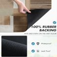 thumbnail image 3 of SPXUBZ Neutral Wood Pattern Coffee Mat for Kitchen Counter, Super Absorbent Coffee Maker Mat, Coffee Bar Drying Pad, Non Slip Countertop Protector, Quick Dry Dish Drying Mat, 3 of 5