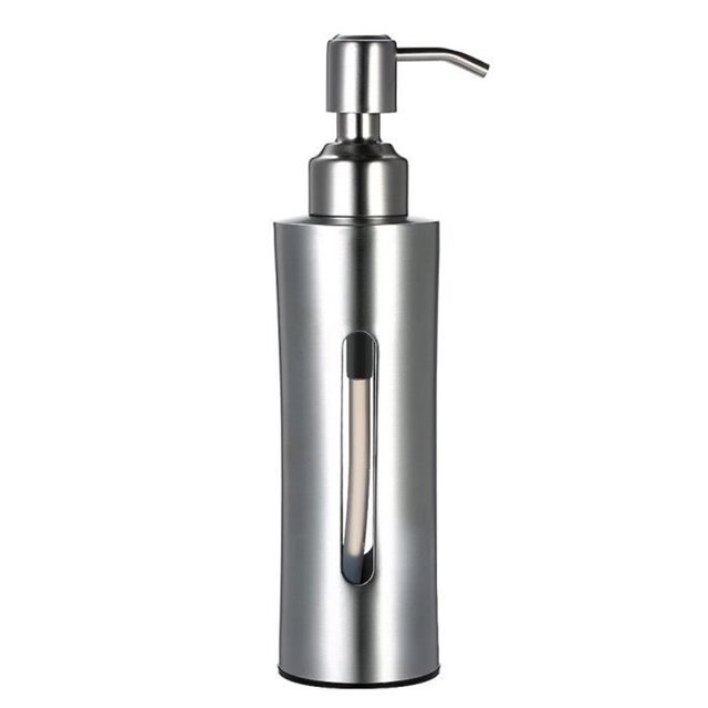Dispensador De Jabón De Acero Inoxidable De 250Ml, Loción De Jabón Líquido, Botella De Jabón, Contenedor De Espuma De Baño, Uso En El Baño De La Cocina Speravity HA014989-00