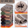 thumbnail image 4 of Loritta Wool Socks for Women, 6 Pairs Ladies Cozy Boot Winter Thermal Warm Thick Socks Size 5-9, 4 of 10