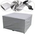 thumbnail image 3 of Funda Protectora Para Muebles De Jardín - Tejido De Poliéster - Impermeable - Anti-UV - Para Mesa Y Sillas - 150 X 150 X 75 Cm, 3 of 5