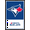 Black Framed Version, variant on MLB Toronto Blue Jays - Logo 22 Wall Poster, 22.375" x 34"