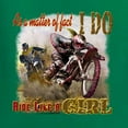 thumbnail image 2 of Wild Bobby, Biker Girl t I Do Ride Like A Girl, Cars and Trucks, Unisex Crewneck Graphic Sweatshirt, Kelly, 4X-Large, 2 of 4