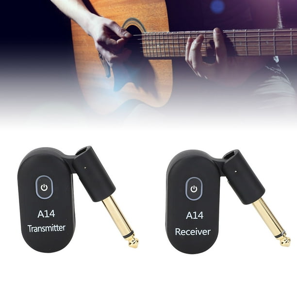 De Guitarra Inalámbrico, Receptor Transceptor Eléctrico USB De 2,4 GHz, De 100 Pies, A14 Para Violín Bajo Con Conector De 6,35mm