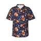 thumbnail image 1 of Fotbe Cute Foxes Camisa Hawaiana para Hombre Unisex – Camisa Casual de Verano con Botones de Manga Corta de Algodón y Lino,XX-Large, 1 of 7