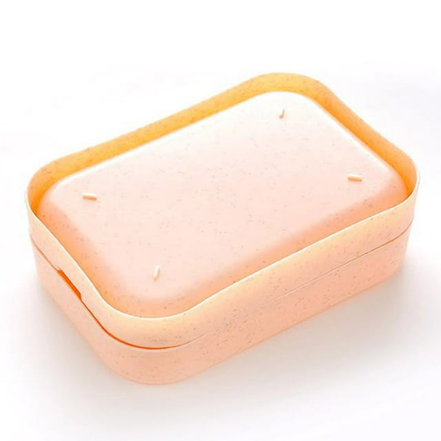 Caja de jabón de plástico, jabonera doble de plástico para el baño del hogar, soporte para jabón, experiencia incomparable