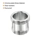 thumbnail image 4 of Adaptador de grifo macho a macho Uxcell, accesorio de aireador cromado para filtro de agua de manguera de jardín 1, 4 of 4