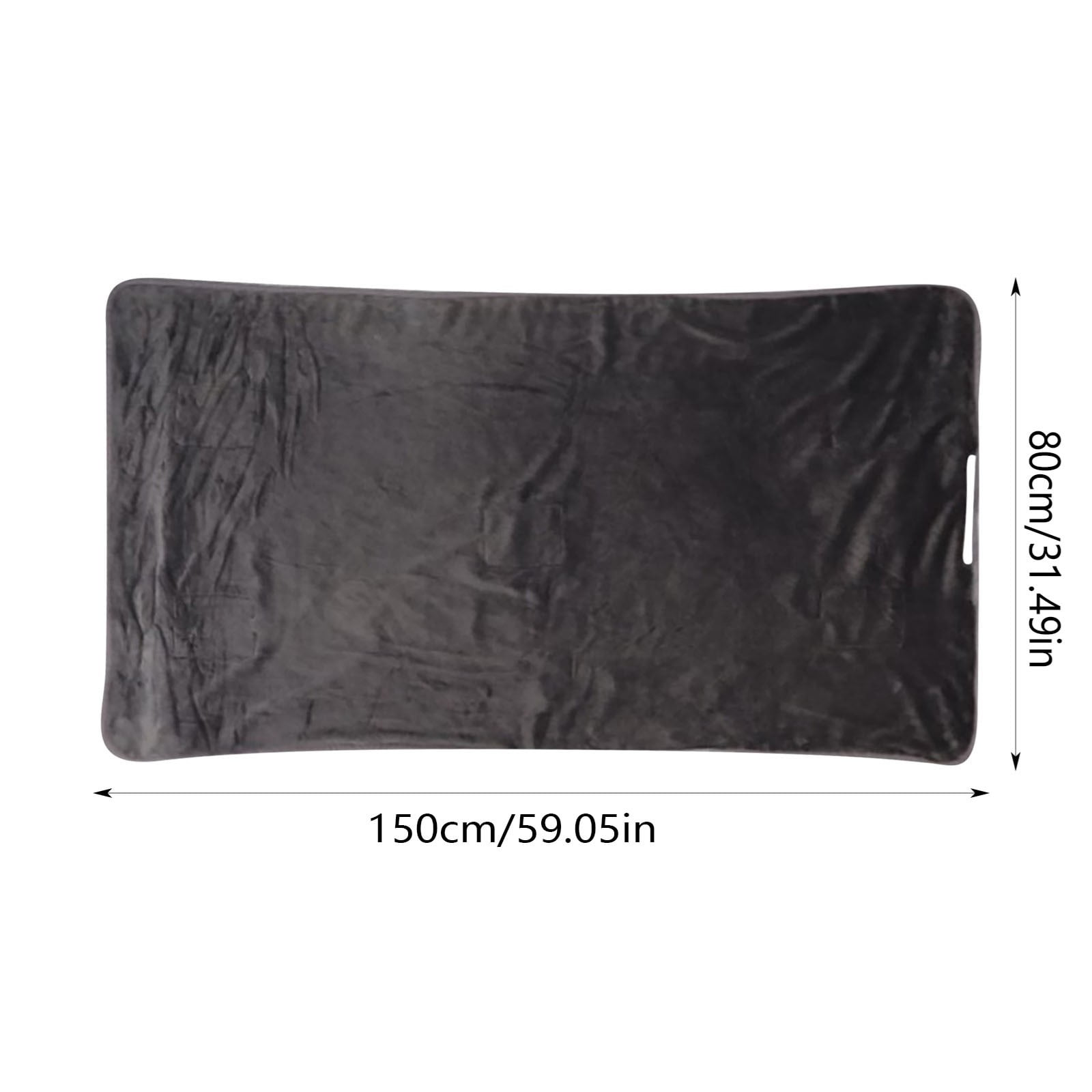 USB Electric Heated Blanket 59.05" x 31.49" - Portable Personal Heated Throw with 3 Heat Settings for Car, Office, Library, Outdoor & Travel Use