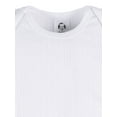 thumbnail image 6 of Gerber Baby Neutral 3-Pack White Short Sleeve Bodysuits, Sizes Preemie - 24 Months, 6 of 8