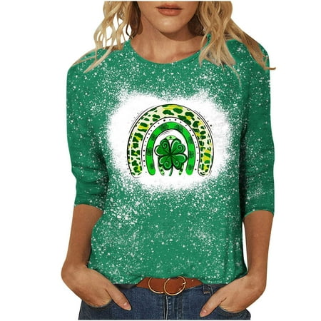 

REORIAFEE Women s Medical Scrub Top Holiday Tops Stretchy Printed V-Neck Short Sleeve Plus Size Tunic Tops Workwear T-Shirt Fashion Print T Shirt 3/4 Sleeve Blouse Round Neck Tops XL