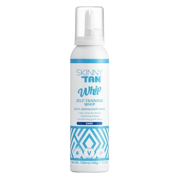 Látigo autobronceador Skinny Tan, brillo nutritivo, 150 ml, oscuro