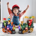 thumbnail image 5 of Electric Steam Train Toy with LED Light Music Spray Classical Train Toy Battery Powered Locomotive Toy Gift, 5 of 8