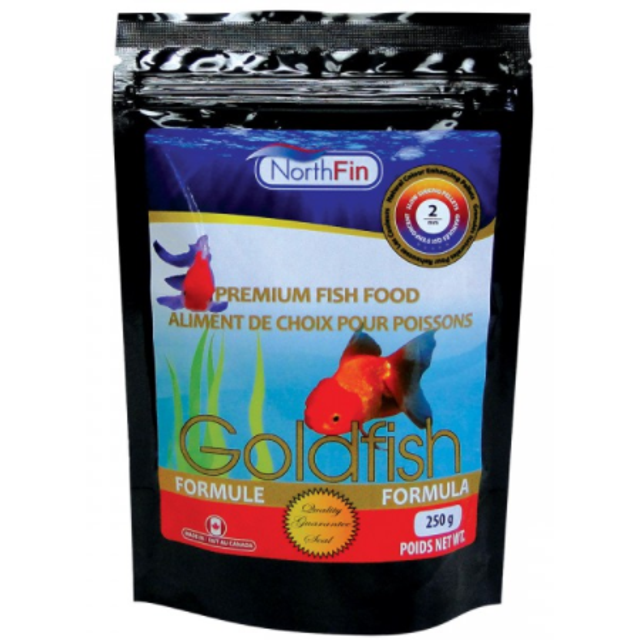 Northfin Food Goldfish Formula 2 mm Pellet Paquete de 250 gramos