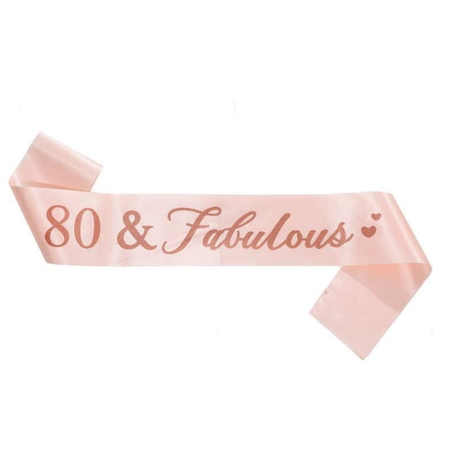Elegant Adjustable Birthday Celebration Sash Featuring Glittering Rhinestones And Satin Fabric For