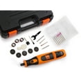 thumbnail image 4 of WEN Variable Speed Lithium-Ion Cordless Rotary Tool Kit with 24-Piece Accessory Set, Charger, and Carrying Case, 4 of 5
