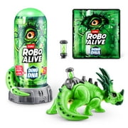 Robo Alive Dino DNA Dinosaur by ZURU - Robot Toy Light-Up DNA Helix Spine for Kids Ages 3+