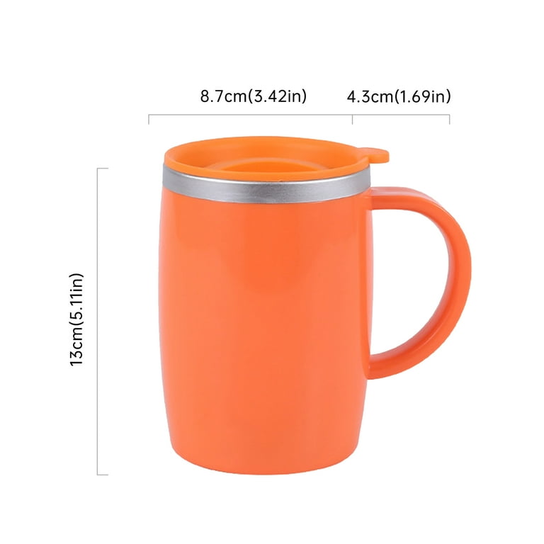 Noarlalf Kitchen Gadgets Stainless Steel Tea Coffee Thermal Cup Range Travel Mug Insulated Kitchen Accessories, Size: 13