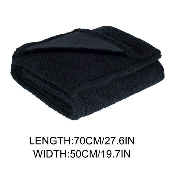 Flannel Blanket, Thermal Insulation Blanket, Double-Sided Soft Plush Microfiber Blanket, 50CMx70CM Cozy Warm Lightweight Throw for Home Decor and Bed Use