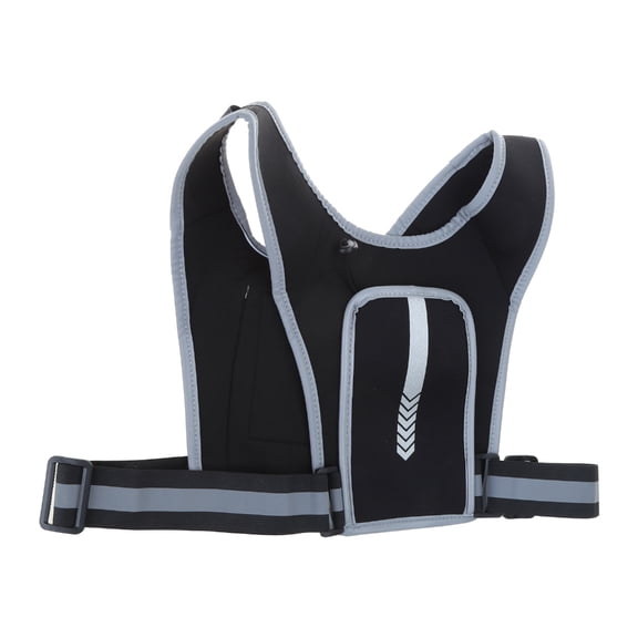 Running Vest Phone Holder Lightweight Jogger Chest with Water Bottle Pocket Adjustable Reflective Sports Waistband