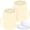 Beige, variant on Metal Salt Pepper Dredge Shakers - With Handle - Seasonings Spice Shakers With Holes and Lids - 10 Ounce, 2pcs | Style: Medium