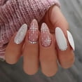 thumbnail image 4 of Fiudx Decoración de Uñas Navideña, Juego de Pegatinas para Uñas, Uñas Postizas con Diseño de Copo de Nieve, Uñas Adhesivas de Fácil Aplicación, Realce de Belleza Festivo, Regalo para Amantes de Las U, 4 of 6