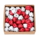 thumbnail image 1 of 36 piezas campanas de Navidad pequeñas campanas decorativas de bricolaje campana creativa (rojo blanco), 1 of 5