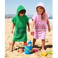 thumbnail image 3 of Poncho Toalla MissShorthair para Niños 11-14 Años Verde, 3 of 6