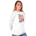 thumbnail image 5 of Olive Oyl Hashtag Woke Up Like This Women's Long Sleeve T Shirt Brisco Brands M, 5 of 6
