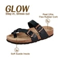 thumbnail image 3 of CozyNest GLOW Adjustable Slide Sandals for Women and Men Cork Footed Arch Supported for Summer Indoor and Outdoor, 3 of 8
