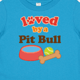 thumbnail image 4 of Inktastic Pit Bull Loved by a (dog Breed) Boys or Girls Baby T-Shirt, 4 of 5