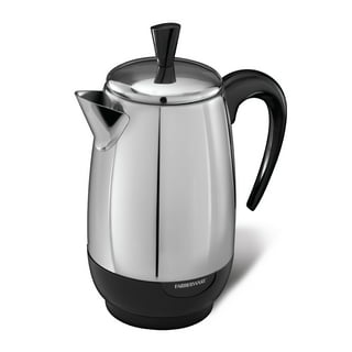  Eurolux Percolator Coffee Maker Pot - 12 Cups, Durable  Stainless Steel Material, Brew Coffee On Fire, Grill or Stovetop, No  Electricity, No Bad Plastic Taste