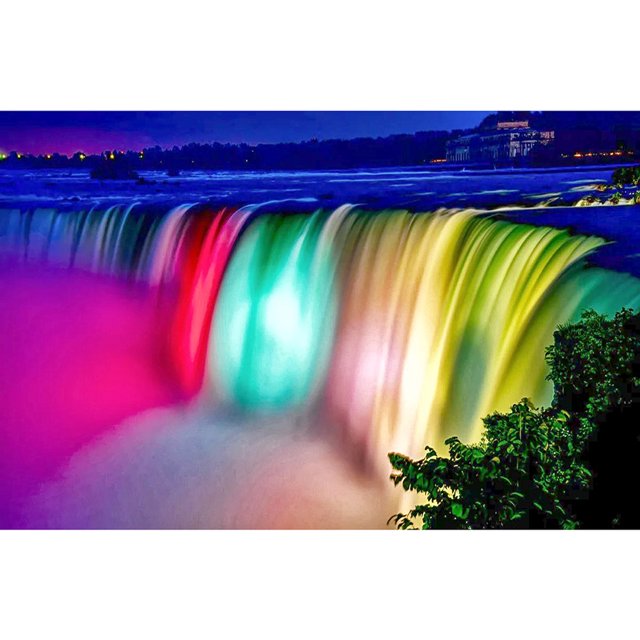 Diamond Painting (DE2308) 5D DIY Paisaje Serie Redondo (E5101) 30x40cm Hugtrwg Para estrenar