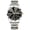 Dual Calendar Black to Gold Gradient, variant on Men's Quartz Watch with Dual Calendar, Waterproof and Luminous, Diamond-Cut Design Wristwatch for Men