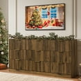 thumbnail image 3 of YouTrend 9 Drawer Dresser with for Bedroom,Modern Fluted Wood Chest of Drawer with Golden Embedded Handles for Living Room,Hallway, 3 of 14