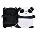 thumbnail image 1 of TIELUTT Winter Panda Warm Gloves USB Hand Warmer Cute USB Heated Gloves Semi Wearable Fingerless 5V Leg Pedal Microwave Heating Pad for under Desk Cycle Leg While Sitting for Seniors Monkey Foot Weig, 1 of 7