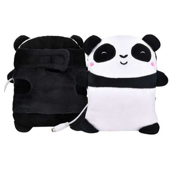 Winter Panda Warm Gloves USB Hand Warmer Cute USB Heated Gloves Semi Wearable Fingerless 5V USB Powered Heated Hand Warmers Panda