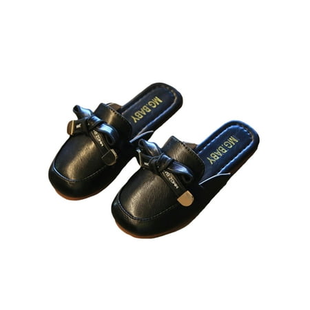 

Colisha Kids Flat Sandal Beach Summer Slippers Comfort Sandals Indoor Outdoor Lightweight Clogs Slides Slip On Slipper Black 9C