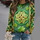 thumbnail image 1 of Uootdi Oversized St Patricks Day Sweatshirts for Women Irish Saint Pattys Shamrock Crewneck Long Sleeve Shirts Holiday Trendy Pullover Tops Gift, 1 of 7