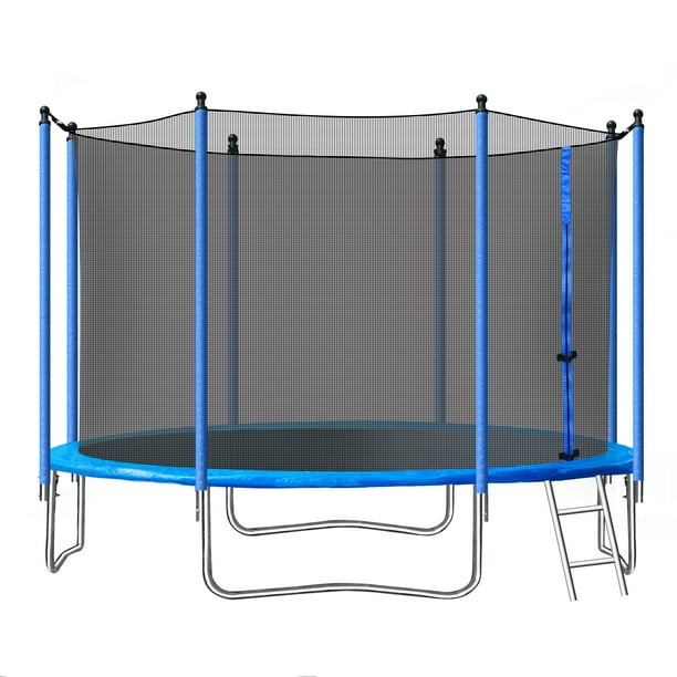 craft velgørenhed berømt 10FT Trampoline with Enclosure Net and Ladder, Outdoor Recreational Combo Bounce  Trampoline for Kids and Adults, Trampoline with Waterproof Jump Mat for  Indoor Outdoor Backyard - Walmart.com