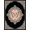 Black Pink, Pattern 19, variant on ODIKA 8'x10' Washable Area Rug Non-Slip Chair-Friendly Mat Gothic Decorative Vintage Butterfly Print Symmetrical Goth Moth for Dining Room, Large Office, Lounge