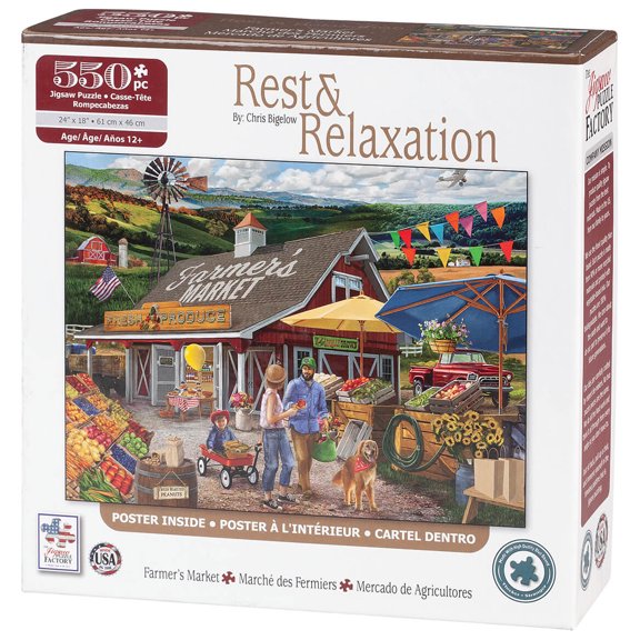 The Jigsaw Puzzle Factory Farmers Market Jigsaw Puzzle