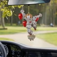 thumbnail image 2 of Adornos para árbol de películas de terror, adornos colgantes creativos de terror para Halloween, adornos colgantes de terror para coche, mini adornos para árbol de Halloween, adornos navideños para de, 2 of 3