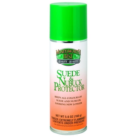 Moneysworth & Best Suede & Nubuck Color Protector Water Repellent Spray 5.6 (Best Leather And Suede Protector)