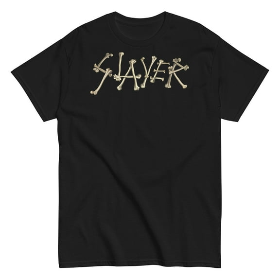 Slayer - Bone Logo Unisex T-Shirt - Black - Small