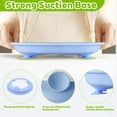thumbnail image 4 of 3-Pack Stainless Steel Baby Plates with Suction, BPA-Free Stainless Steel Kids Plates, 9” Divided Toddler Plate for Dishwasher Safe, Non-Slip Silicone Base, Detachable Design, 4 of 8