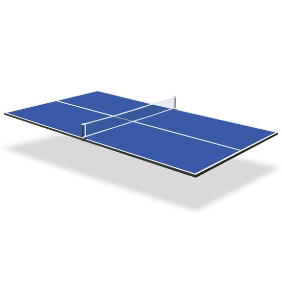 RayChee Foldable Table Tennis Table Conversion Top Foldable Tennis Topper for Tables Compact Design Easy Set-Up Ping Pong Game Accessories