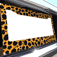 thumbnail image 6 of 1 Pcs Leopard print License Plate Frame, License Plate Cover for Car Decorative Parts, Aluminum License Plate Bracket Holder Rust-Proof Weather-Proof for US Standard Car, 6 of 9