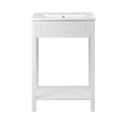 thumbnail image 4 of Modway Altura 24" MDF Ceramic and Particleboard Bathroom Vanity in White, 4 of 8