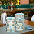 thumbnail image 3 of Yayeee Flameless Candles with Remote Flickering Battery Operated Multi Color Changing, Beige Playful Stamp, 3 of 7