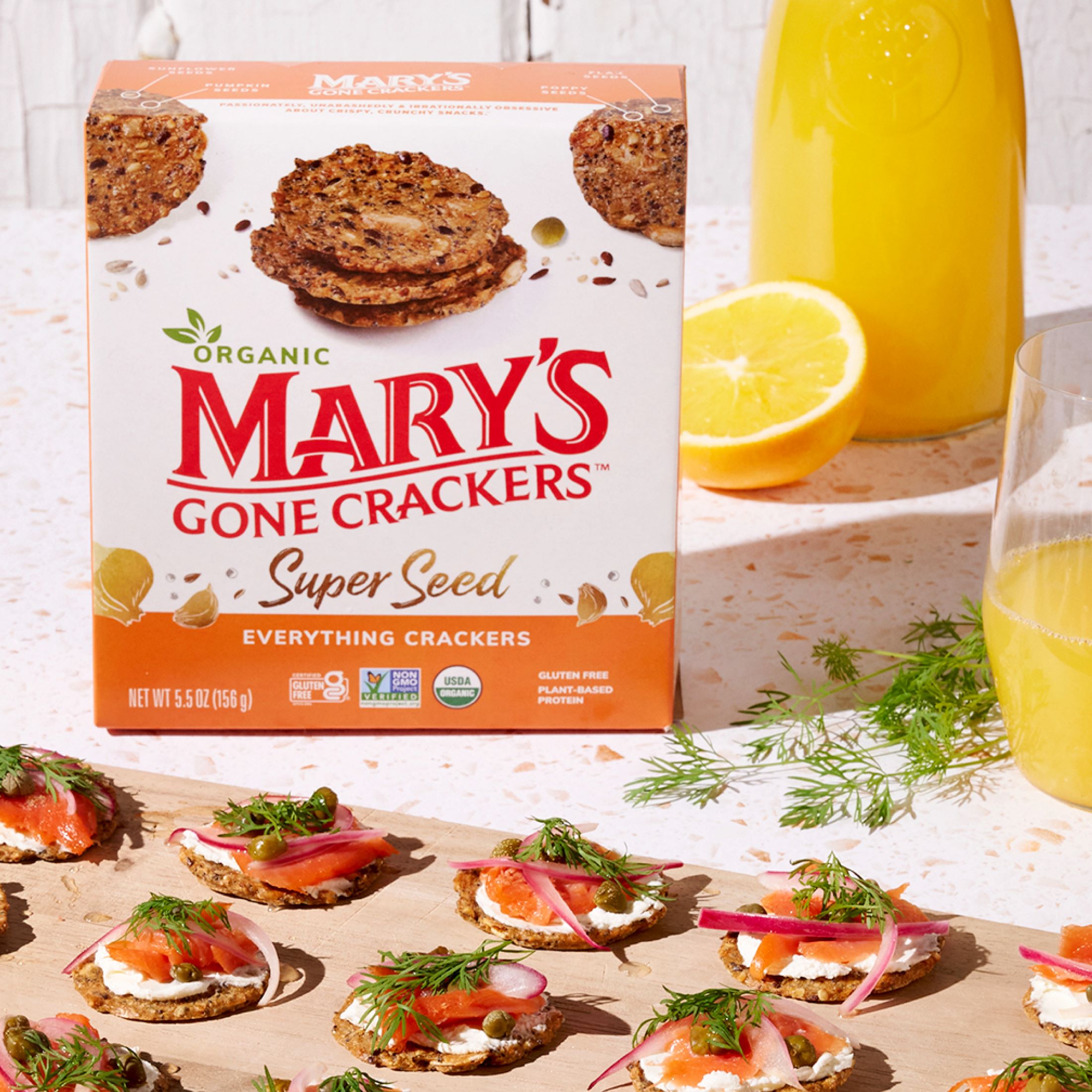 Mary's Gone Crackers® Organic Super Seed Everything Crackers, 5.5 oz - image 5 of 5